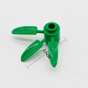 100G Pohon Tanaman Daun Rumput Semak Bambu Daun Persik Hiil Batang Blok Bangunan Taman Hutan Bagian Aksesoris Mainan - Product Image 5