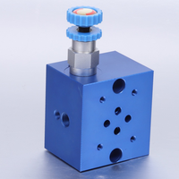 Vanne de décharge à trois voies en aluminium personnalisée avec une pression de 210 bars et un débit de 60 L/min pour vannes hydrauliques R02-1W