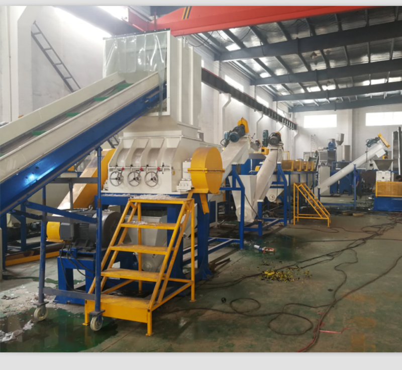 Waste Plastic Recycling Machine pp Pe