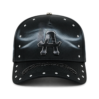 Casquette de baseball originale 2026 en daim à large bord brodée de strass avec logo personnalisé G5 Gorra Barbas 31 Chapeaux avec puce NFC