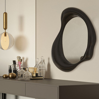 Salon Extérieur Console Autocollant De Luxe Montage Panneaux Personnalisés Miroir Mural Décor À La Maison Miroirs Modernes Décor Mur