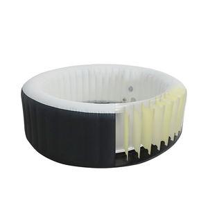 Jacuzzi <span class=keywords><strong>gonflable</strong></span> Portable pour l'extérieur, produit de Massage, <span class=keywords><strong>rond</strong></span>, pour 3 ou 4 personnes, avec 120 Jets d'air, couvercle, pompe, 2 filtres - Product Image 4