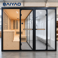 Cabina de Ducha de Vapor Prefabricada con Diseño de Sauna para Instalación en Baños de Casas, Hoteles y Resorts