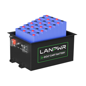 แบตเตอรี่ลิเธียมไอรอนฟอสเฟต US Germany Stock LANPWR 51.2V 105Ah สำหรับรถกอล์ฟ แบตเตอรี่โซลิดสเตทแบบ Deep Cycle สำหรับรถเข็นวีลแชร์และรถยก - Product Image 1