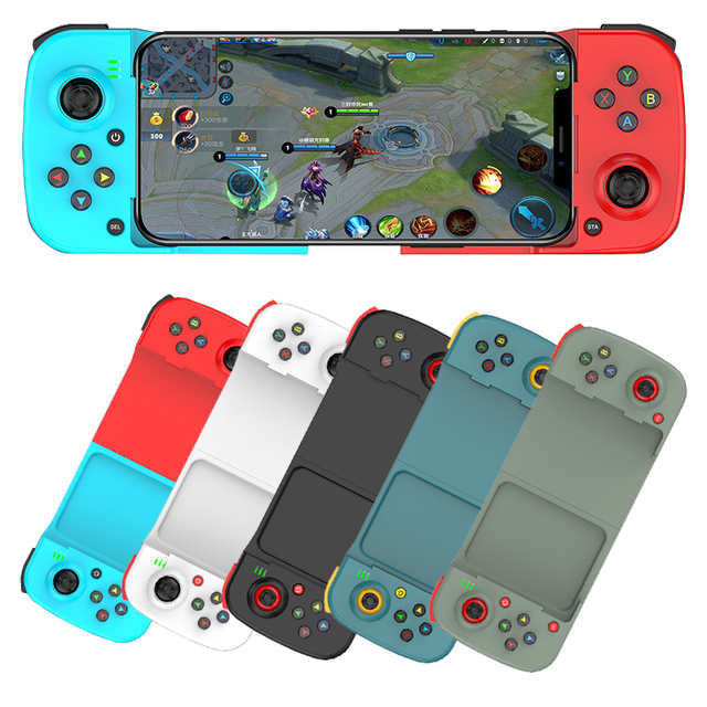 Wireless BT 5.0 Stretchable Game Controller for Mobile Phone Android IOS Gamepad Joystick Retractable Gamepad for PS4 Switch PC