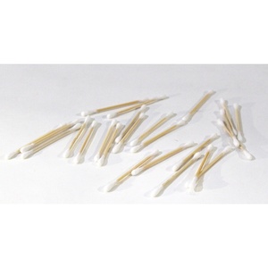 Coton-tiges sur mesure 100 pièces, 100% écologiques, avec tige en bambou, double tête ronde - Product Image 4