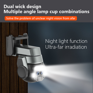OEM Humaniod seguimiento 6MP 10X Hybrid Zoom Dual 3MP lente WiFi exterior PTZ Cámara <span class=keywords><strong>Carecam</strong></span> Pro Wireless WiFi cámaras de seguridad - Product Image 5