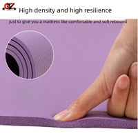 CZFIT Nuevo Tapete de Yoga Silencioso y Grueso Personalizable, Apto para Ejercicio en Casa, Material Antideslizante y Anticaídas, Fácil de Limpiar