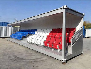 Gradas Modulares Temporales 20HC 40HC, Gradas Móviles en Contenedores con Asientos Plegables para Eventos al Aire Libre - Product Image 6