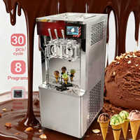 Machine à glace molle automatique commerciale Mvckyi 110V 1800W, prix de gros, machine à sundae glacé à l'açaï