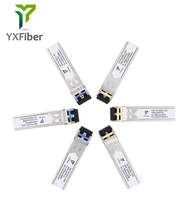 Émetteur-récepteur SFP 1G à fibre optique 155M Duplex 1310nm 40km LC DFB PIN 3~-5dBm SMF DDM – Fabricants d'émetteurs-récepteurs SFP industriels