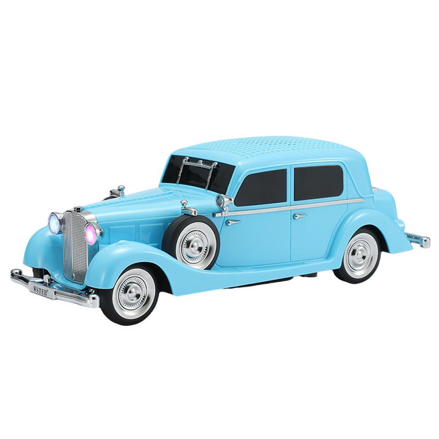 WSTER WS 1934 Vintage Classic Car Model Bluetooth Speaker, Portable Subwoofer Stereo Sound With FM Radio & TF Card Slot