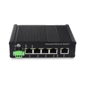 Industrieller Gigabit Ethernet-Schalter 10/100/1000Mbps Netzwerkschalter 5 Port Industrie Netzwerk-Schalter Din Rail