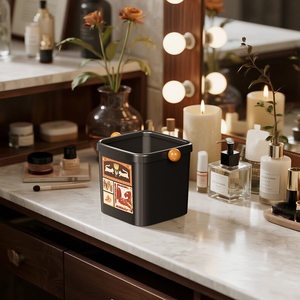 Thùng rác <span class=keywords><strong>mini</strong></span> bền, Thùng rác để bàn nhỏ gọn cho văn phòng và gia đình, nhựa nhẹ - Product Image 3