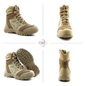 SAFETY LOONG Bottes tactiques pour hommes Bottes de randonnée imperméables Field Desert Boots Outdoor Trekking Sneakers Randonnée - Product Image 2