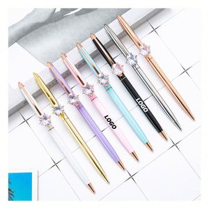 Stylish Diamond-Tip Cartoon Ballpoint - Premium Electroplated Gift <b>Pen</b> for Promotions - Product Image 1