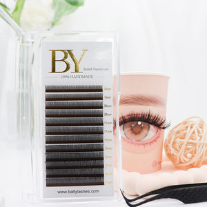 Venta al por mayor 5D <span class=keywords><strong>Flora</strong></span> 0,07 C D <span class=keywords><strong>Curl</strong></span> Super Soft Matte Black Flowering Fairy Extensiones de pestañas Bandeja de pestañas de seda con logotipo personalizado - Product Image 5