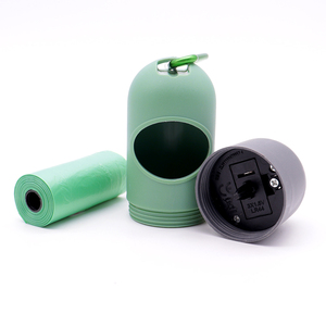 ไฟฉาย LED พร้อมที่เก็บถุงเก็บอุจจาระสุนัขแบบพกพา พร้อมคลิปคาราไบเนอร์ สำหรับเดินกลางคืนและกิจกรรมกลางแจ้ง - Product Image 2