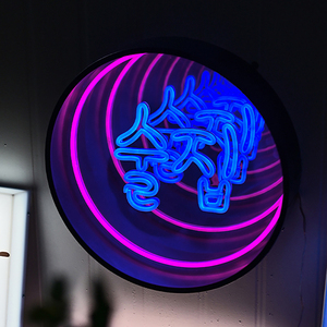 Tùy chỉnh 3D LED Neon Vực Thẳm gương đa chức năng đêm Lights Đối với trang trí nội thất công ty tường nghệ thuật cá nhân sáng tạo tường - Product Image 2