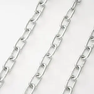 China Galvanized DIN5685 Medium Size Double Loop Link Chain For Sale