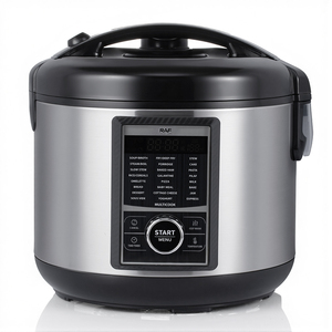 Olla <span class=keywords><strong>Arrocera</strong></span> RAF de 5L y 900W, <span class=keywords><strong>Arrocera</strong></span> Eléctrica Multifunción con Temporizador y Función para Mantener el Arroz Caliente, para Cocina Doméstica - Product Image 3