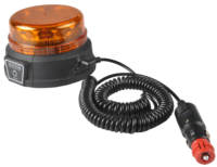 Balise de signalisation LED rotative à ventouse magnétique rechargeable Shinemien KM-502R 12/24V avec télécommande et 7 modes clignotants