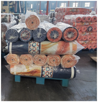 Chine vente en gros divers modèles Polyester tissu drap de lit tissu rouleau balle couleur vive détails personnalisés pour la maison lit tissu