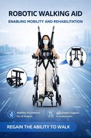 Robot intelligent 4-en-1 de rééducation de la marche des membres inférieurs pour l'entraînement à la position debout et la récupération post-AVC