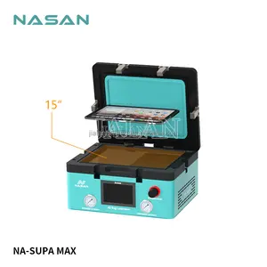 NASAN NA-SUPA Max 15 inç laminasyon kabarcık kaldır makinesi cep telefonu için düz kavisli ekran Lcd tamir harici vakum pompası