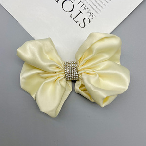 Lazos de cinta hechos a mano con adornos de diamantes de imitación para accesorios para el cabello, uso diario, primavera 2024, origen Jinhua - Product Image 4