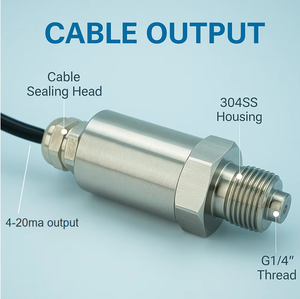 Trung Quốc 4-20mA RS485 IP65 tùy chỉnh M12 connecter không khí nước dầu nhỏ gọn máy phát áp lực <span class=keywords><strong>Micro</strong></span> Cảm biến áp suất không khí - Product Image 3