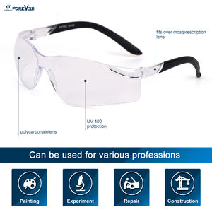 نظارات أمان واقية للصيد والصناعة بعدسات زرقاء عاكسة معتمدة من ANT5 ANSI Z87.1 - Product Image 5