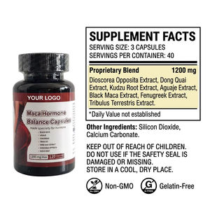 Cápsulas de Aguaje y Maca OEM para Contorno Corporal Femenino y Apoyo al Equilibrio Hormonal, Fábrica de Marca Privada ODM - Product Image 6
