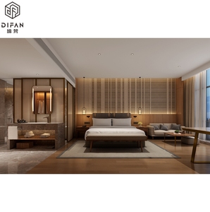 Canapé <span class=keywords><strong>5</strong></span> étoiles au design moderne et personnalisé Fournisseur d'un hôtel Ensemble de meubles pour chambre d'hôtel - Product Image 3