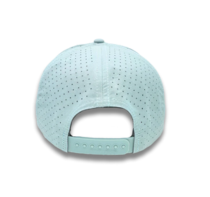 OEM Custom 5 Panel Water Proof Perforated Rope Golf <b>Hat</b> High Profile Curved Brim Premium Rubber Logo Snapback <b>Hat</b> <b>for</b> Men - Product Image 3