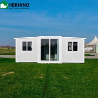 Maison préfabriquée de 20 pieds avec 2 chambres à coucher Maison extensible Maisons conteneurs personnalisées Maison de vie de luxe préfabriquée