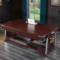 Nouvelle Table de Jeu Multifonction 4-en-1 Tendance : Billard Français, Hockey sur Air, Ping-Pong avec Retour Automatique des Balles, Table Familiale 7 pieds