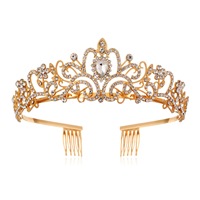 Couronne de diadème d'anniversaire pour fille, couronne de princesse avec ceinture d'anniversaire, bandeau pour fille, couronnes d'anniversaire pour fête de thé