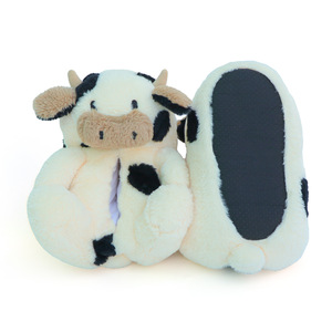 Nuevas pantuflas <span class=keywords><strong>de</strong></span> felpa cálidas <span class=keywords><strong>de</strong></span> vaca Highland Unisex <span class=keywords><strong>de</strong></span> invierno, toboganes <span class=keywords><strong>de</strong></span> Casa antideslizantes para interiores <span class=keywords><strong>de</strong></span> pareja, zapatos <span class=keywords><strong>de</strong></span> algodón para el hogar para hombres y mujeres - Product Image 5
