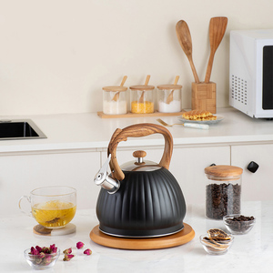 Luce di lusso personalizzabile cucina interna con fischietto in acciaio inox tè caffè bollitore stufa 3.5L Jiangmen - Product Image 4