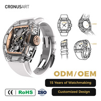 Montres de sport de luxe légères pour hommes Montres mécaniques automatiques ultra-légères Montres pour hommes tendance d'affair
