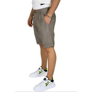 Pantalones cortos Philotinto para hombre 25S22BE color topo, corte regular, ropa informal - Product Image 2