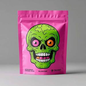 Pochette debout à fermeture éclair refermable personnalisée de qualité alimentaire chips de pommes de terre pour animaux de compagnie emballage alimentaire Cali anti-odeur - Product Image 2