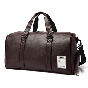 Sac de voyage en cuir pour <span class=keywords><strong>homme</strong></span>, modèle double affaires noir, nouvelle mode personnalisée 2024 - Product Image 4