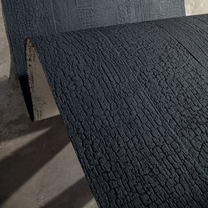 MCM pannello di rivestimento della parete in pietra morbida flessibile <span class=keywords><strong>legno</strong></span> carbonizzato testurizzato fluttuazioni di pietra a prova di fuoco impermeabile - Product Image 1