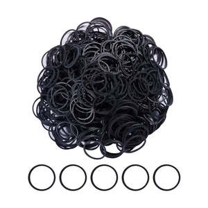 300 cái/gói Sản Xuất Tự Nhiên Rubberband Đen Đàn Hồi Ban Nhạc Cao Su Cho Văn Phòng Nguồn Cung Cấp Tóc Đàn Hồi Ban Nhạc - Product Image 2