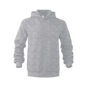 Sudadera con Capucha Deportiva de Manga Larga Ligera de Punto de la Mejor Calidad para Hombre con Bordado 3D en Talla Grande - Product Image 5