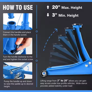 Оптовая продажа с завода: гидравлический подъемник/домкрат <span class=keywords><strong>Torin</strong></span> на 3 тонны с дополнительной сидушкой - Product Image 5