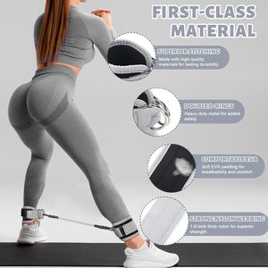 Set de 18 Piezas para Pilates para Mujer: Anillo de Pilates, Colchoneta de Yoga Antideslizante, Equipo de Gimnasio con Banda de Resistencia, Bolsa para el Core y Accesorios Portátiles - Product Image 6