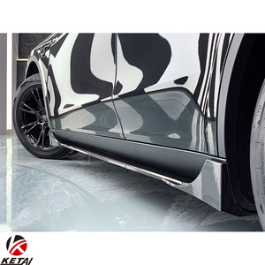 FAST Style PP ABS Car Front Lip Difusor trasero Side Faldón Vents Spoiler Body Kit Black Aero Kit para Tesla Model <span class=keywords><strong>Y</strong></span> 2018-2023 - Product Image 4